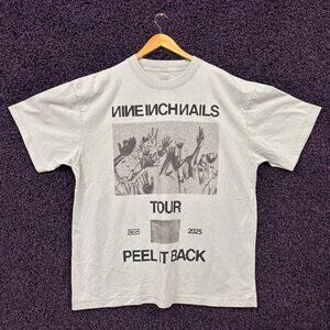 Nine Inch Nails Peel It Back Tour Industrial Rock T-Shirt XL